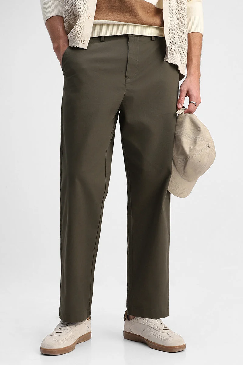 SNITCH Stretch Relaxed Fit Trousers